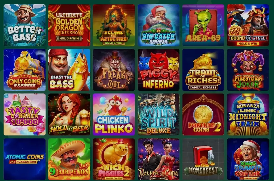 Игровой интерфейс казино Ттр
